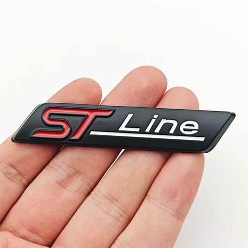 Line metal car badge - st,