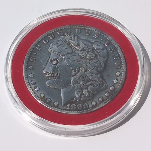 Hobo coin 1880 morgan silver - coin,