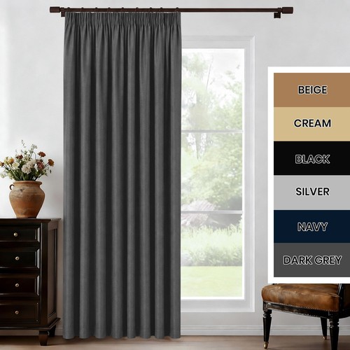 Blackout door curtain - blackout, thick