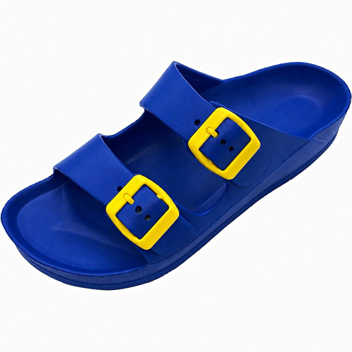 Men blue yellow slider - men's, blue/yellow