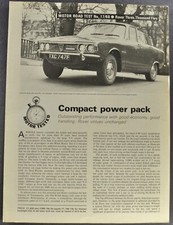 1968 Rover 3500 V8 Road Test
