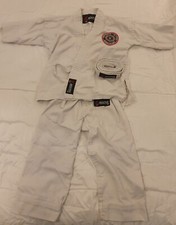 Spedster karate suit Martial Arts Uniform Aikido Student White Gi 1 set