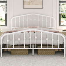 5Ft King Bed Frame Slatted