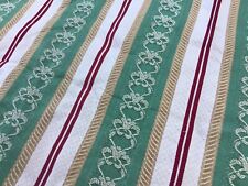 Pair Vintage Regency Stripe Texture Curtains Old Fabric Curtain Quality Material