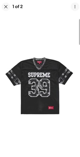 Supreme bandana football shirt - supreme,