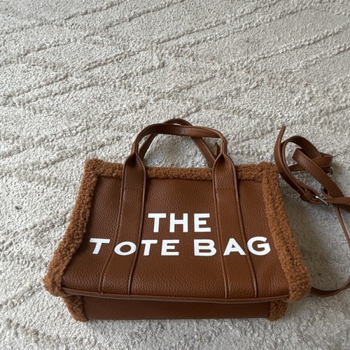 The tote bag brown - brown, faux