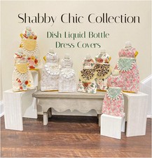Dish soap bottle apron, shabby