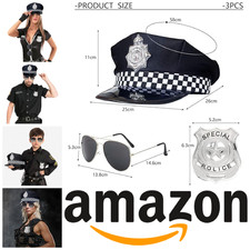 Police Fancy Dress Costume Set