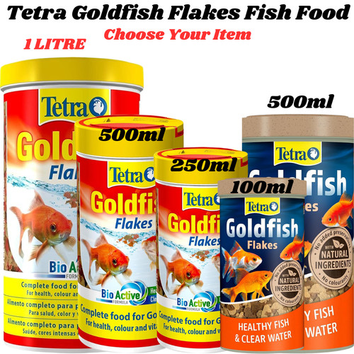 Tetra goldfish complete flakes - goldfish,