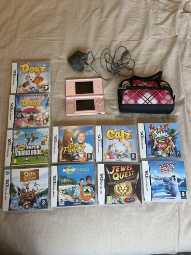 Nintendo lite pink handheld - nintendo,