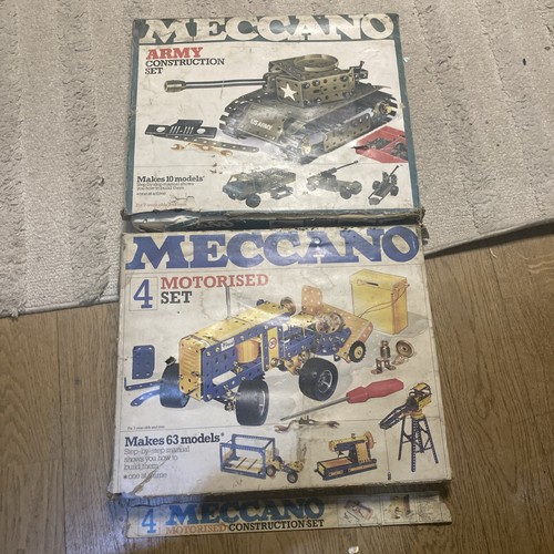 Vintage meccano sets - vintage,