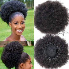 Large Afro Kinky Drawstring