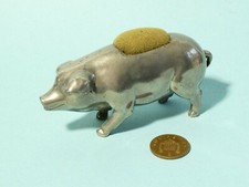 Antique Pig Shaped Pin Cushion