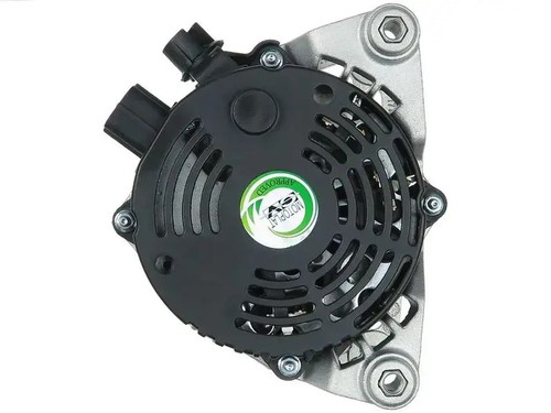 Alternator with belt pulley