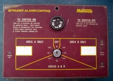 MANWEB INTRUDER ALARM CONTROL UNIT FOR PARTS ONLY.