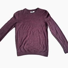 Topman Burgundy Crew Neck