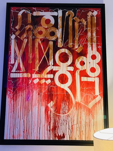 Retna artist signed piece - retna,