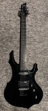 ESP LTD F-10 Electric Guitar 6-String Black with ESP Pickups 24 Fret With Strap