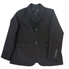 ZARA Boys Blazer Size 8 Black Suit Jacket Kids Formal Party