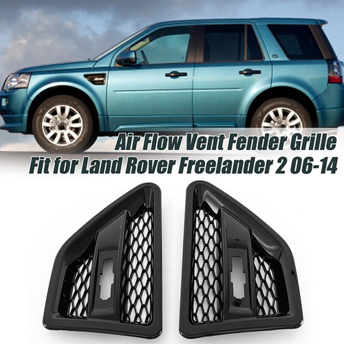 Pair gloss black side wing - black,
