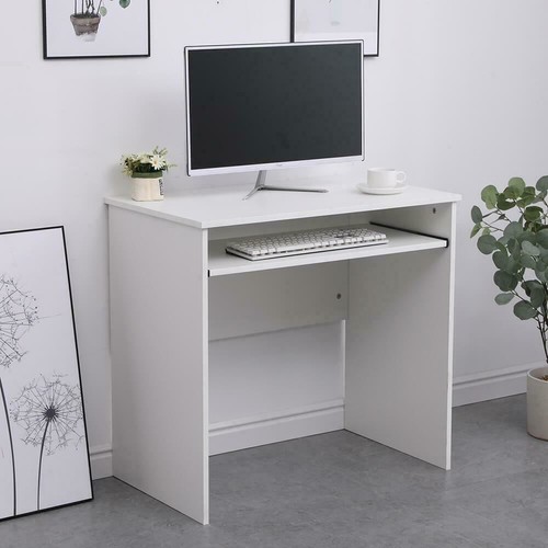 Newport white computer desk - desk, pc