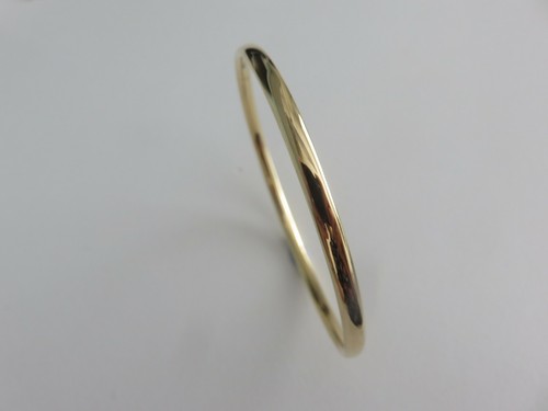 Gold slave bangle soft shape - slave,