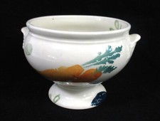 Royal Winton Kitchen Garden Design Hand Decorated Spongeware Soup Bowl