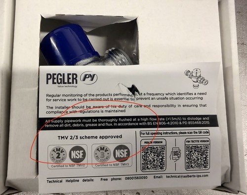 Pegler thermostatic mixing - pegler,