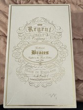 Vtg Regent Belt Company England Men’s Suspenders & Cumberbund 