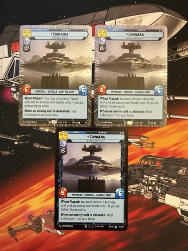 Star wars unlimited chimaera - star,