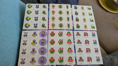 Vintage stickers scratch - vintage,