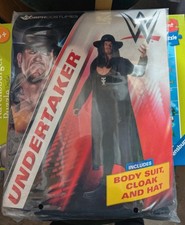 THE UNDERTAKER WRESTLER WWE WRESTLING HALLOWEEN MEN'S FANCY DRESS New Large