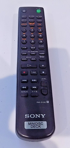 Sony d10e minidisc deck - rm-d10e,