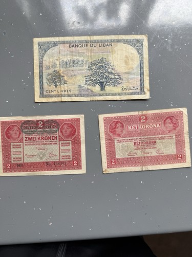 Vintage foreign notes 100 - vintage,