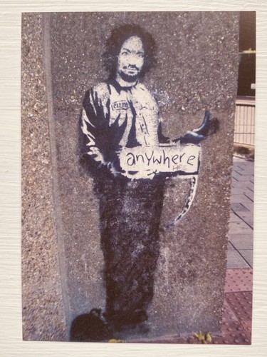 Banksy anywhere postcard - banksy, ‘anywhere’
