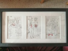 Framed Graphite and Pastel