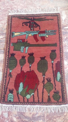 Opium rug afghan handmade - opium,