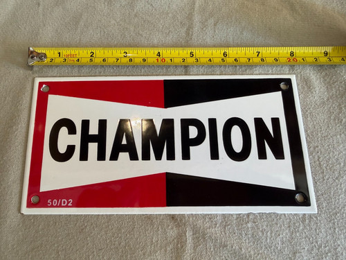 Champion spark plugs enamel - champion,