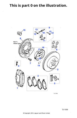 Jaguar rubber bush braking - rubber,