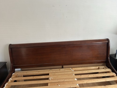 Sleigh bed frame emperor size - sleigh,