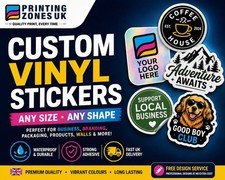 Custom Vinyl Stickers Any Size