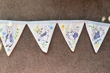 Material Bunting Peter Rabbit Beatrix Potter 2m Bunting Flag