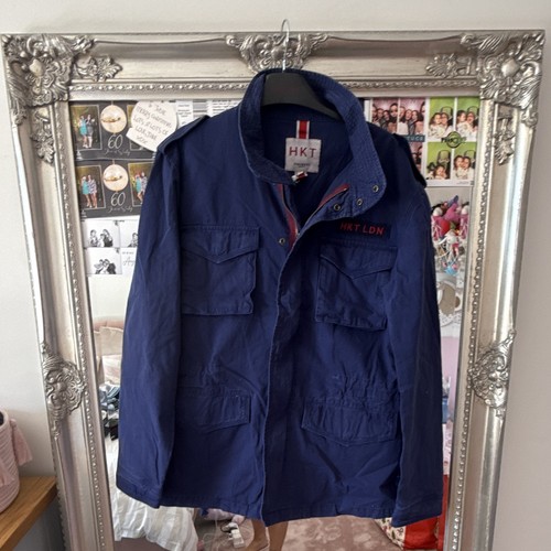 Hkt hackett blue field jacket - blue,
