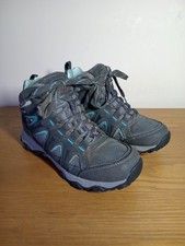 Karrimor Mount Mid 8 Ladies Waterproof Walking Hiking Boots Grey Size UK 6