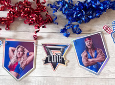 Gladiators tv show bunting.