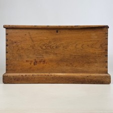 Antique 19th Century Rustic Pine Blanket Box ( REF AF-4633 )