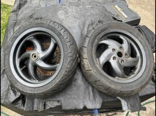 Gilera Runner Wheels pair Grey SP FX VX 50 180 125 new Front Tyre 