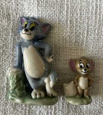 Wade Whimsies Tom and Jerry MGM Cartoon Porcelain Figures Vintage 70s - Preloved