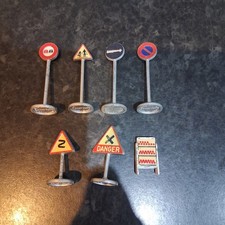 Dinky 1960s Metal Road Signs