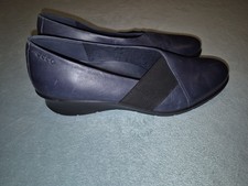 Ecco Felicia Navy Blue Leather